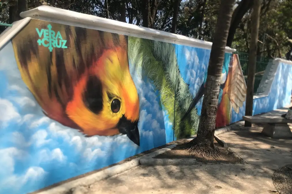 Imagen Este mural podrás ver en el parque ecológico de Veracruz