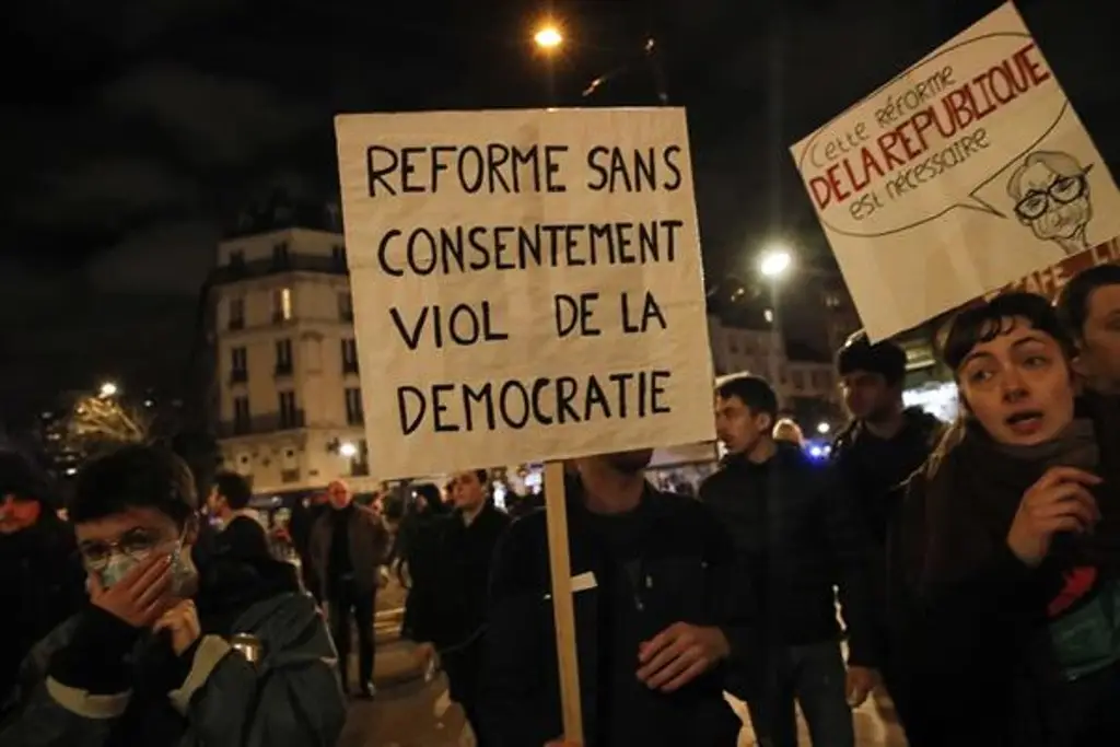 Imagen Se generalizan protestas antigubernamentales en Francia