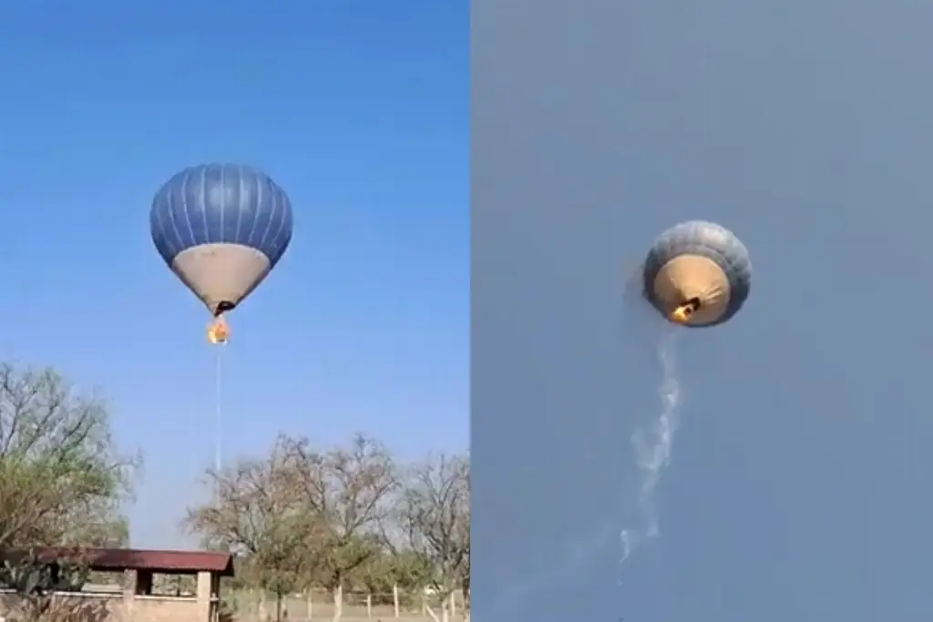 Imagen Globo aerostático se incendia y se desploma en Teotihuacán; reportan 2 muertos (+Video)