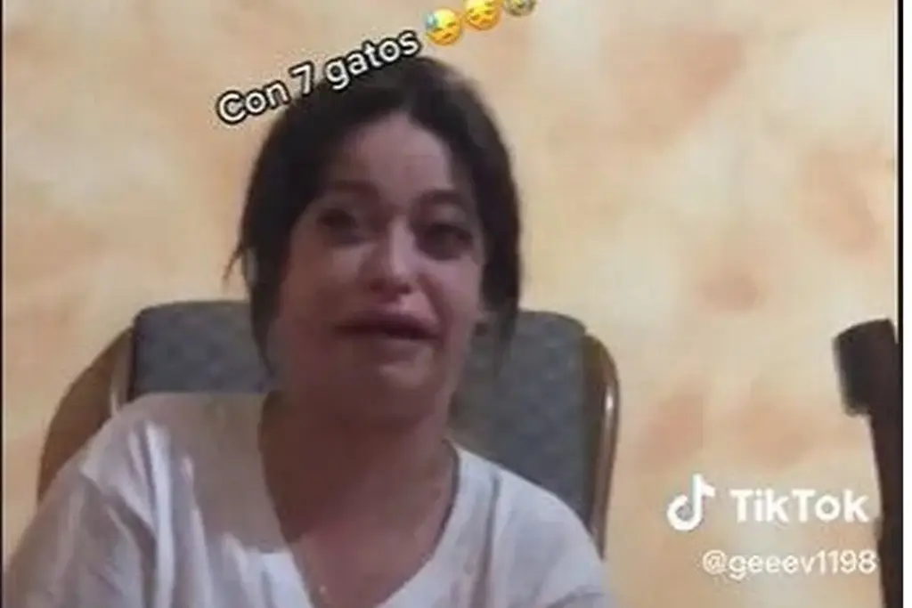Imagen Llora por no tener novio: “me voy a quedar sola con 7 gatos”, dice
