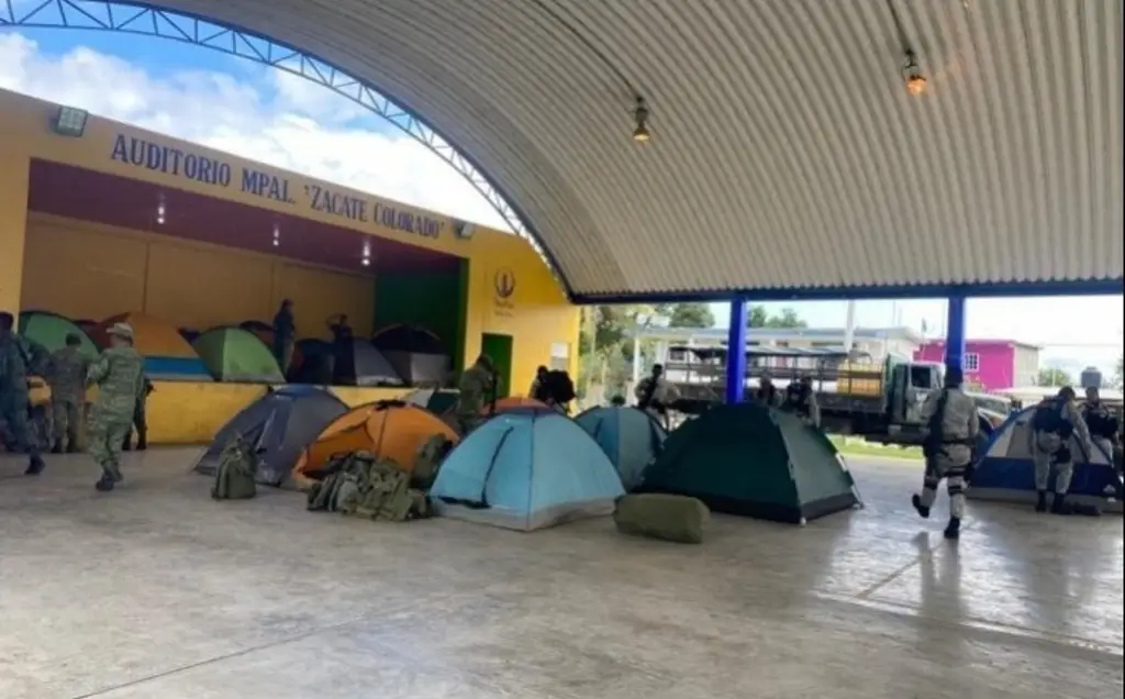 Imagen Instalan base militar temporal en comunidad de Tihuatlán, Veracruz 