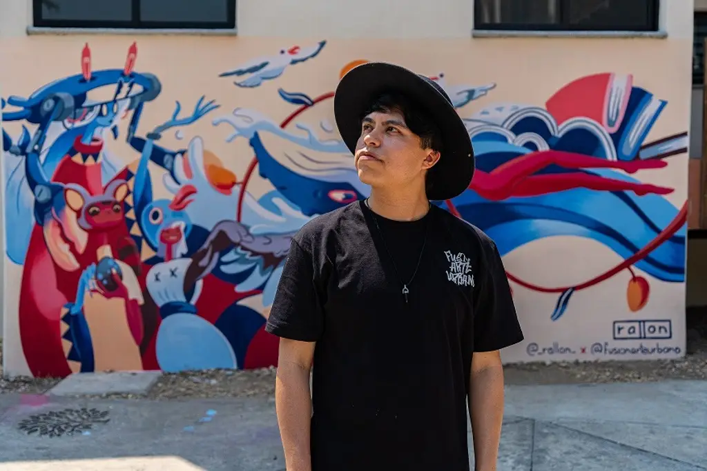 Imagen Colectivo Cultural 'Fusión Arte Urbano' presenta su sexto mural  (+fotos)