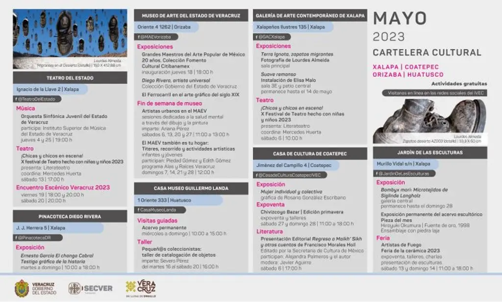 Imagen Checa la cartelera de actividades artísticas en recintos culturales durante el mes de mayo