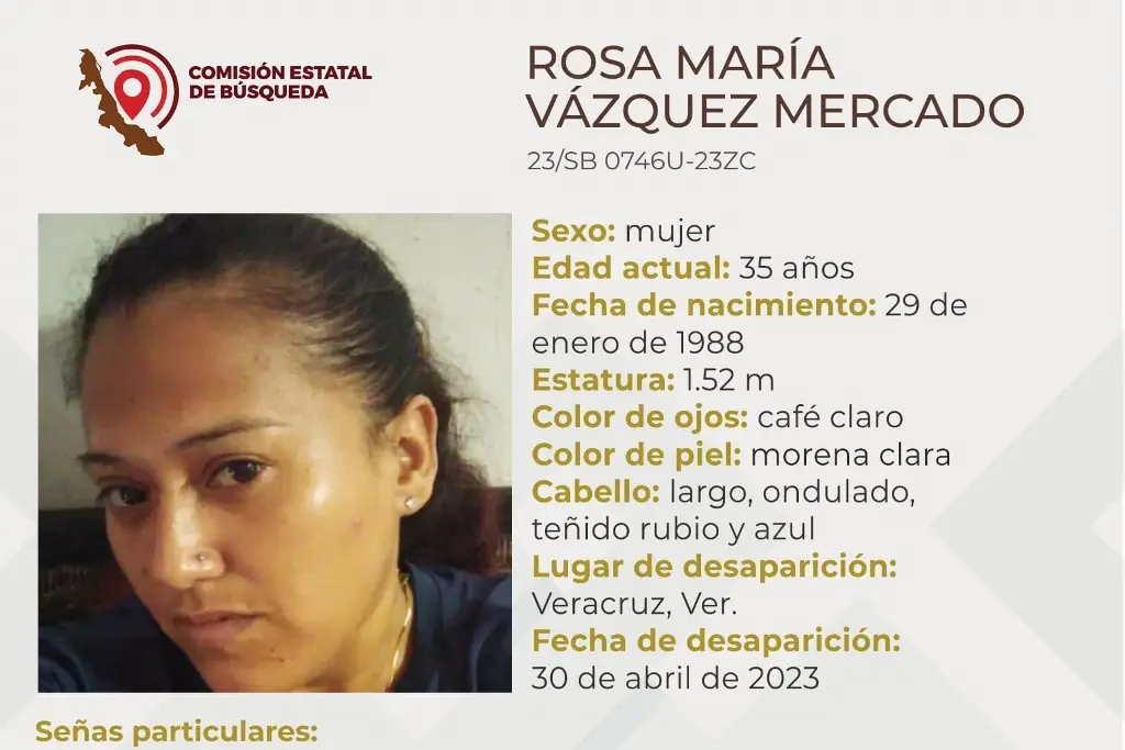 Imagen Desaparece joven mujer en el puerto de Veracruz; aquí sus características 