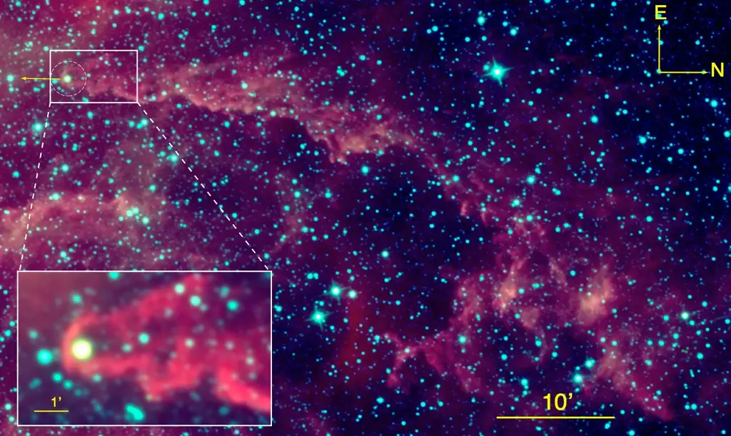 Imagen Descubren una estrella joven que es un caso único en el universo conocido