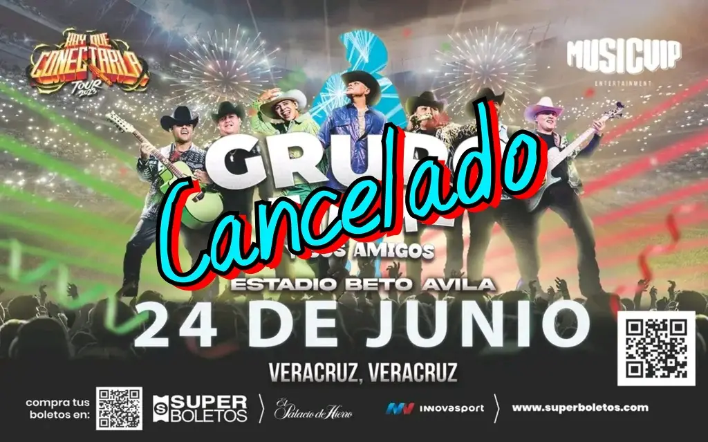 Imagen Cancelan concierto de Grupo Firme en Veracruz 