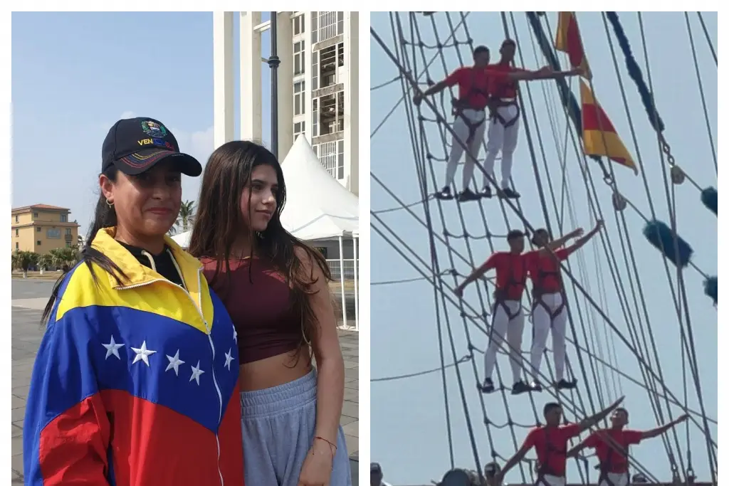 Imagen Con visita de velero de Venezuela, Yolí y Paola se reencontraron con su familia en Veracruz