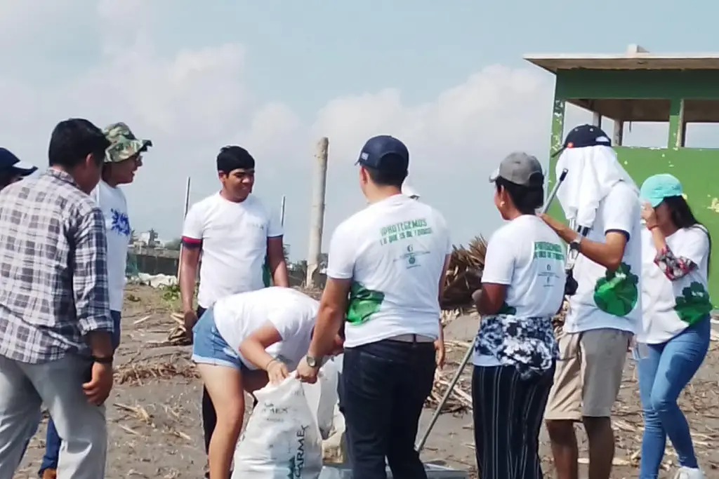 Imagen Gran cantidad de plástico es encontrado en playas de Veracruz