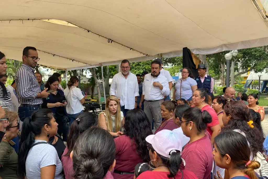 Imagen Ante remodelación del parque Zamora, reubican a 