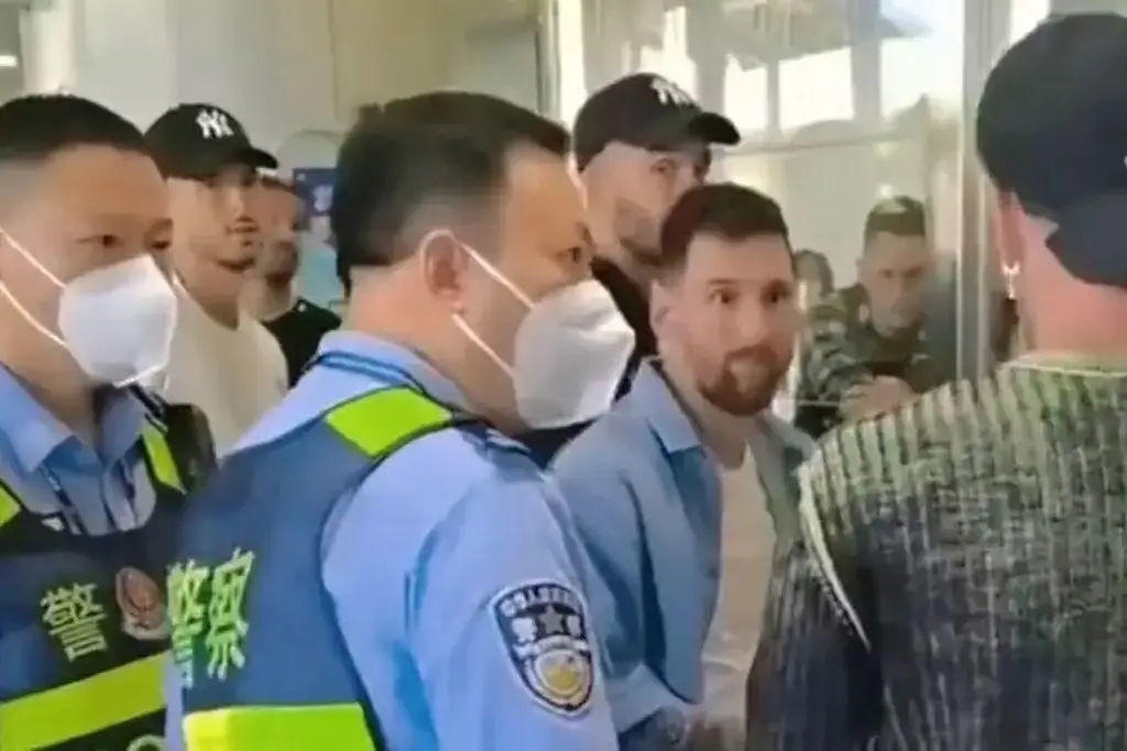 Imagen Detienen a Messi en aeropuerto de China 