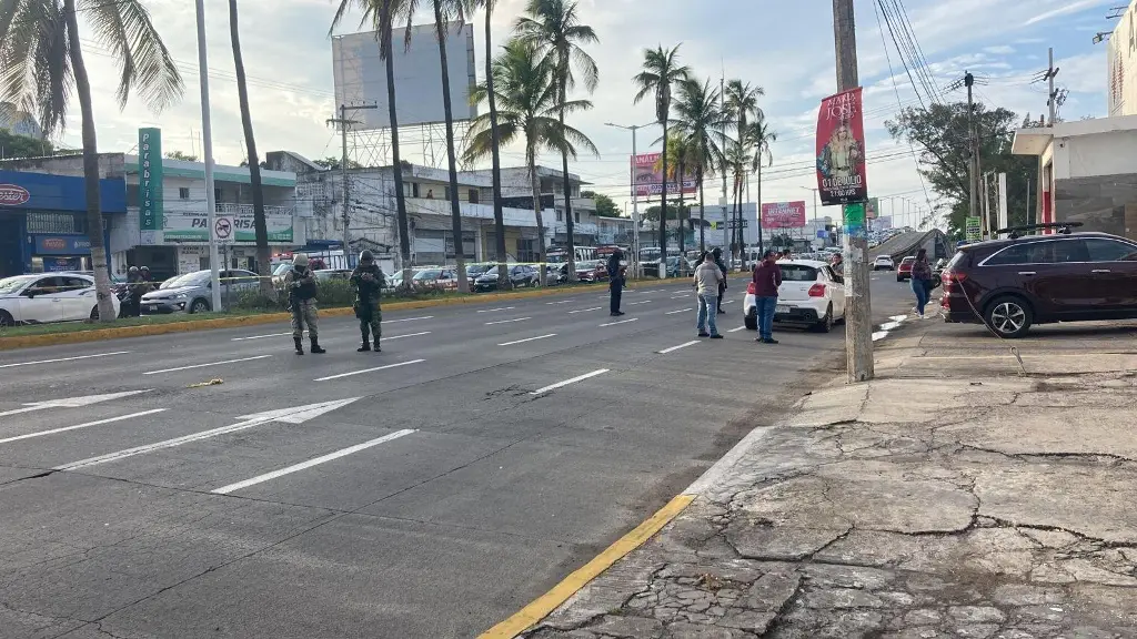 Imagen Balacera en avenida Miguel Alemán de la ciudad de Veracruz; reportan un herido