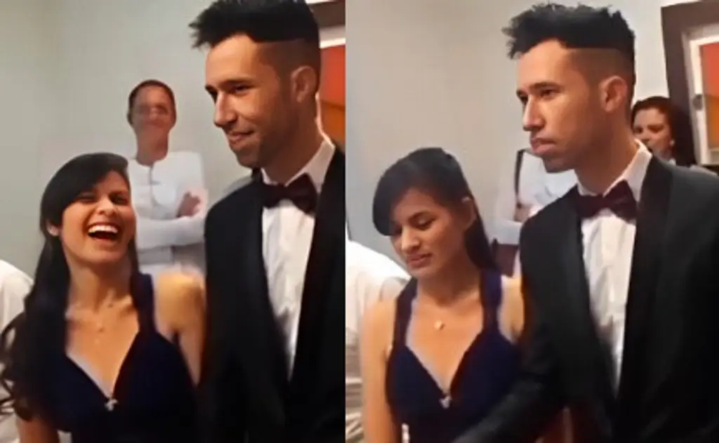 Imagen Cancela juez boda por broma de la novia en ceremonia (+Video)