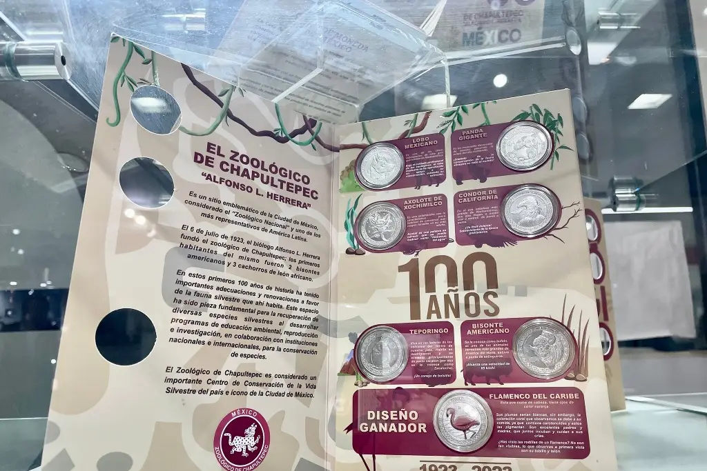 Imagen Emiten medallas conmemorativas por los 100 años del Zoológico de Chapultepec 