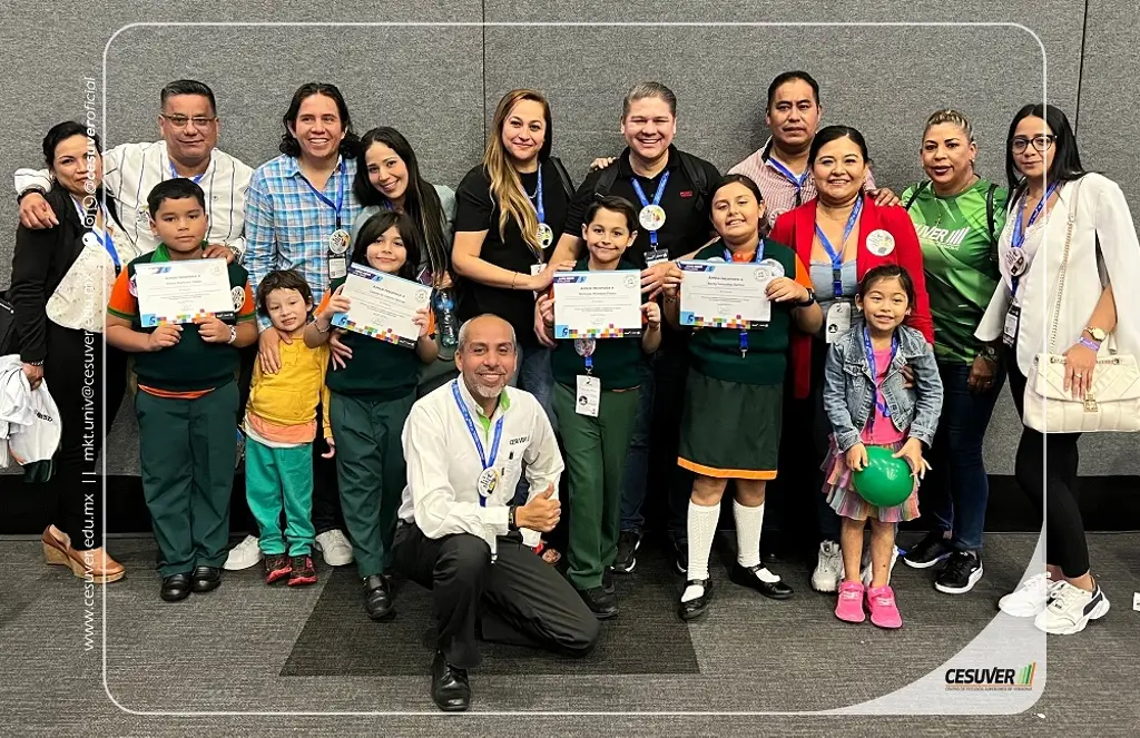 Imagen Alumnos de Primaria CESUVER ganan el 5º lugar en evento internacional de robótica 