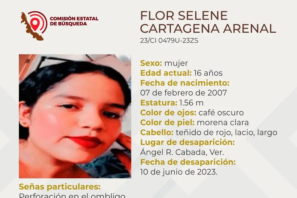 Menor de edad desaparece en Ángel R. Cabada, Veracruz xeu noticias