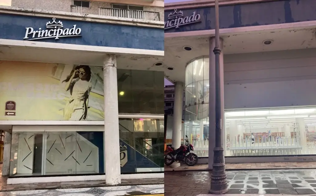 Imagen Cierran Principado y sucursal de La Parisina en el centro de Veracruz