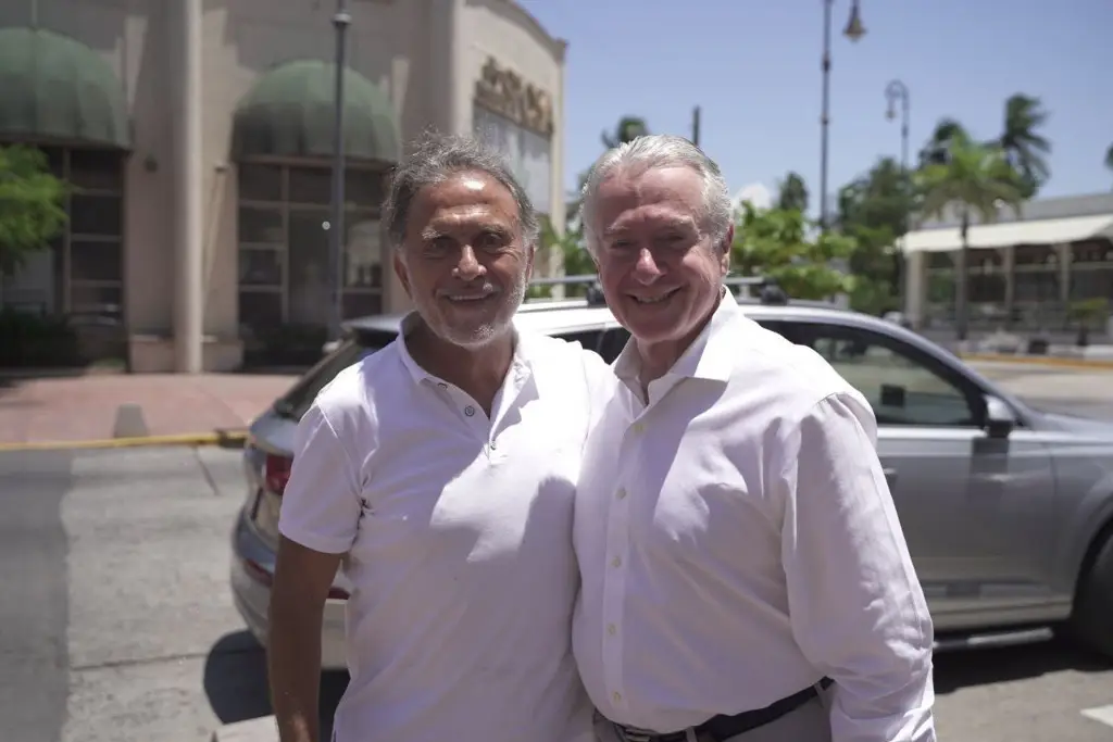 Imagen Santiago Creel se reúne con ex gobernador de Veracruz  y alcalde de Boca del Río