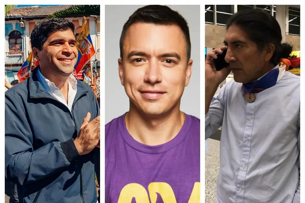 Imagen Candidatos presidenciales de Ecuador retoman actividades sin actos multitudinarios