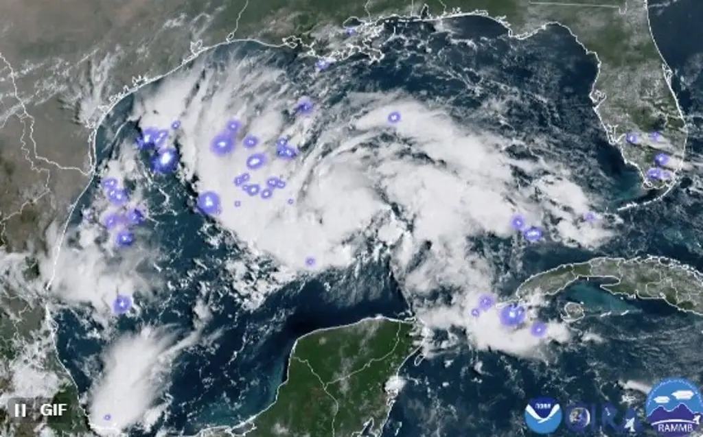 Imagen Surge el “potencial ciclón tropical 9” en el Golfo de México; emiten advertencia