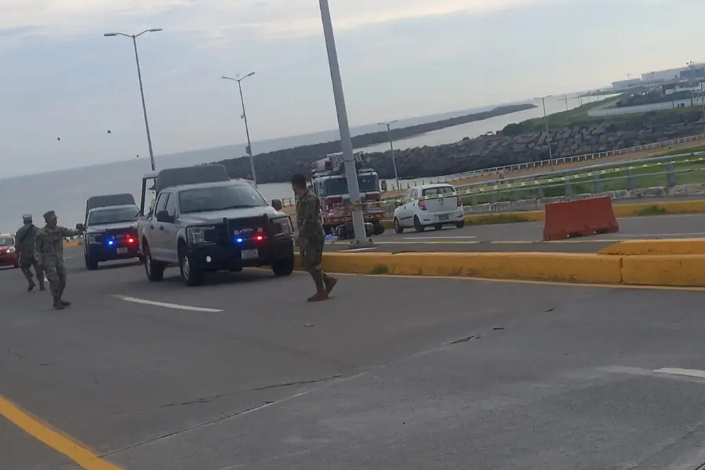 Imagen Una persona muerta por accidente en la entrada de San Juan de Ulúa, en Veracruz