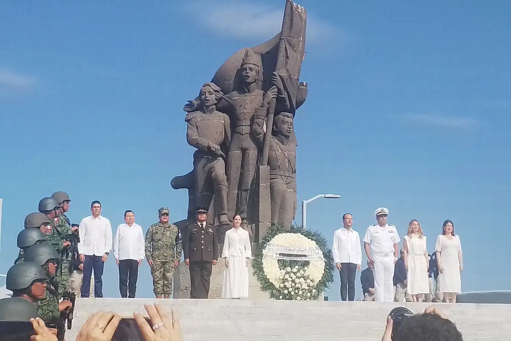 Imagen Conmemoran 176 aniversario de Gesta Histórica de Niños Héroes en Boca del Río 