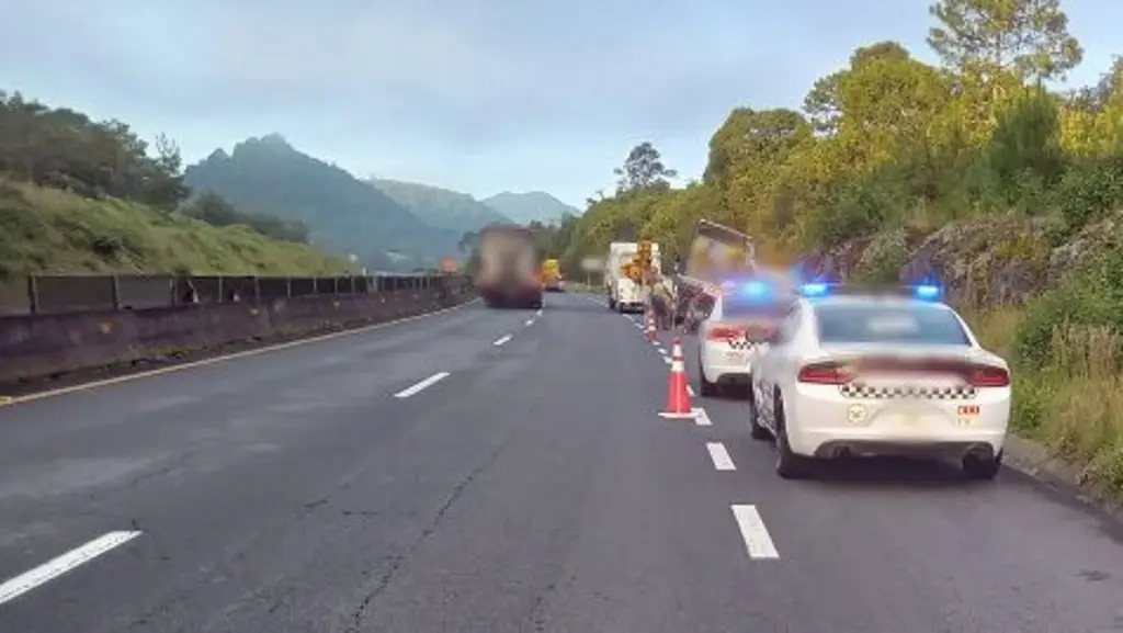 Imagen Cierre por accidente en autopista Perote-Banderilla-Libramiento de Xalapa
