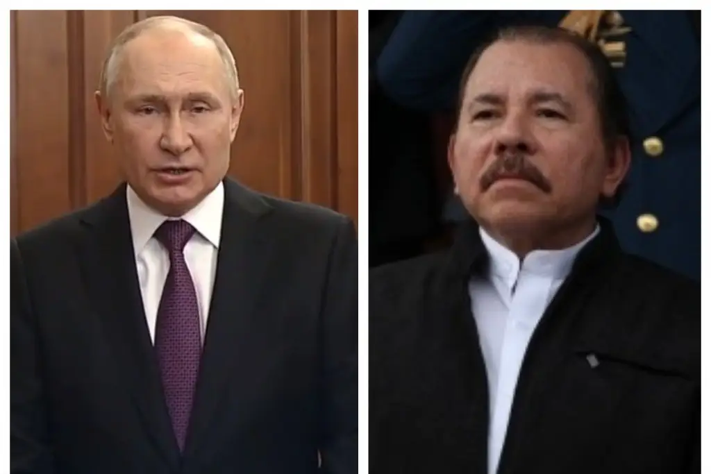 Imagen Putin felicita a Daniel Ortega por el 202 aniversario de la independencia de Nicaragua
