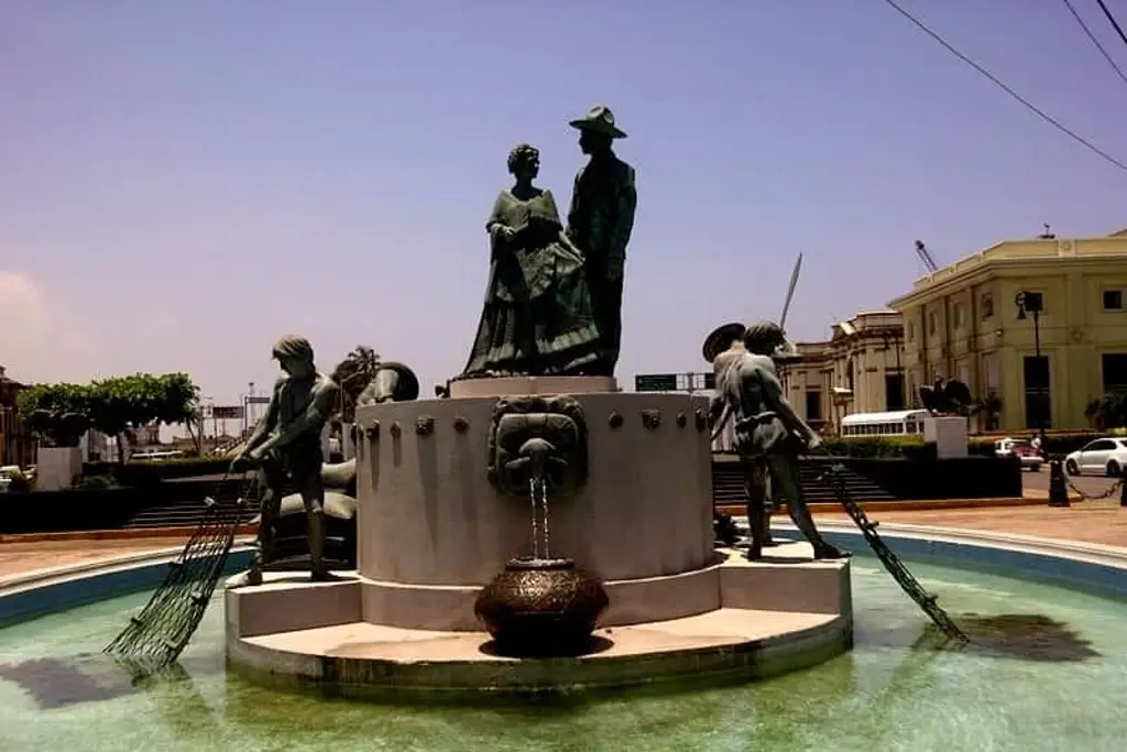 Imagen ¿Recuerdas la Fuente Los Jarochos? Estaba en la Plaza de la República, en Veracruz 