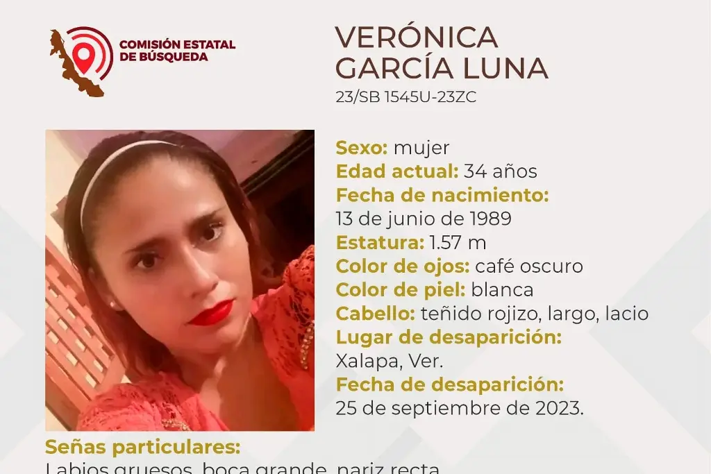 Imagen Desaparece joven mujer en Xalapa, Veracruz 