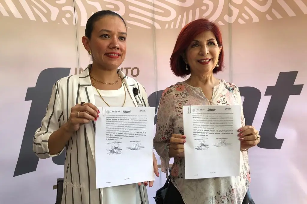 Imagen Firman convenio: Fonacot pide a empresas de Veracruz afiliarse 