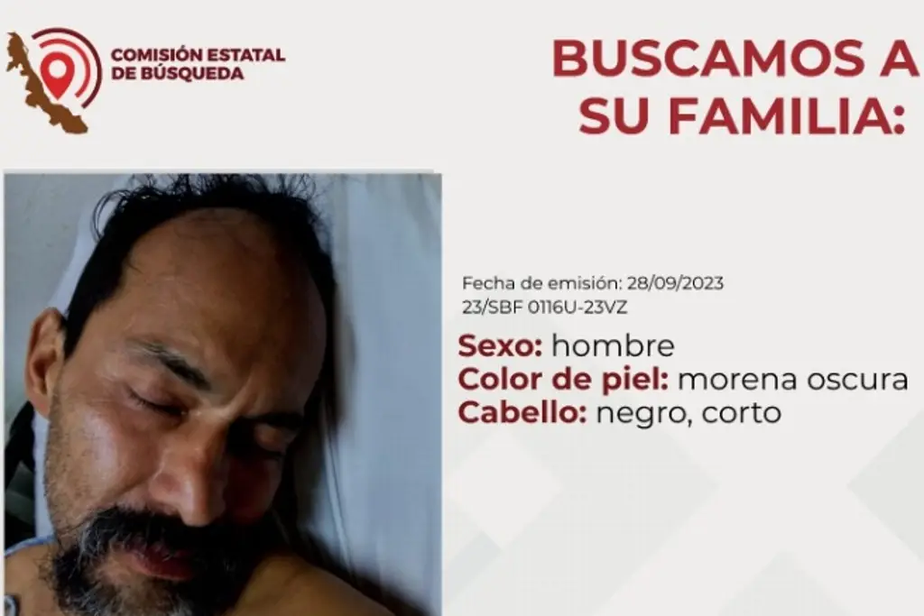 Imagen Buscan a familia de paciente internado en hospital de Orizaba, Veracruz