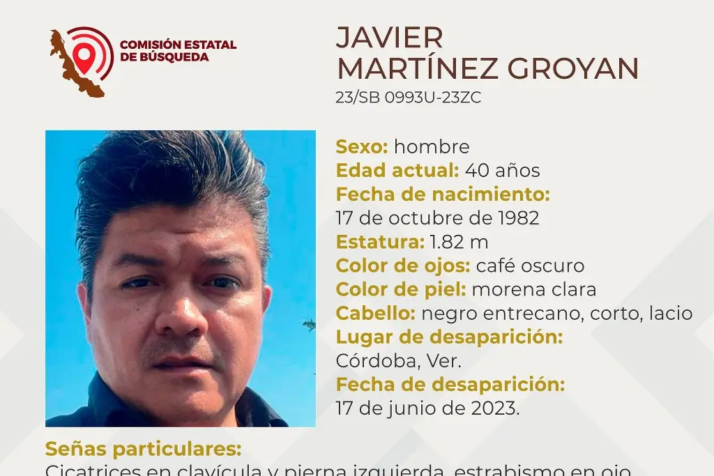 Imagen Desaparece hombre en Córdoba, Veracruz 