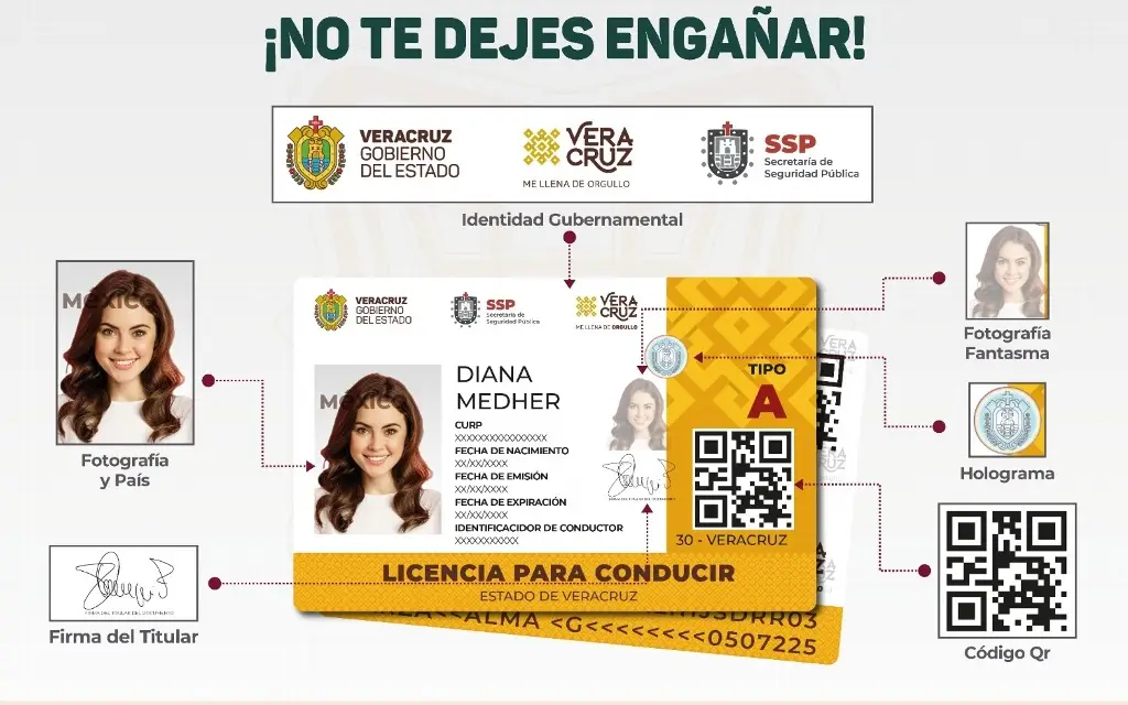 Imagen Así puedes saber si tu licencia de conducir en Veracruz es auténtica 