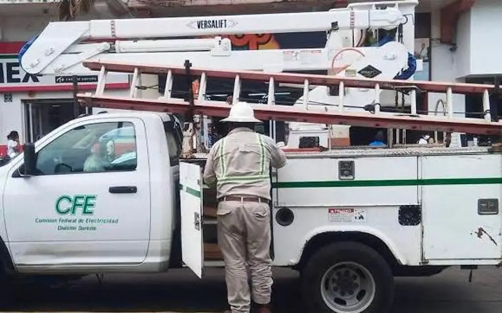 CFE activa operativo por norte en Veracruz - xeu noticias veracruz