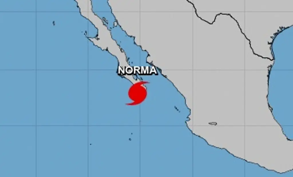 Huracán 'Norma' toca tierra en La Paz, Baja California Sur xeu