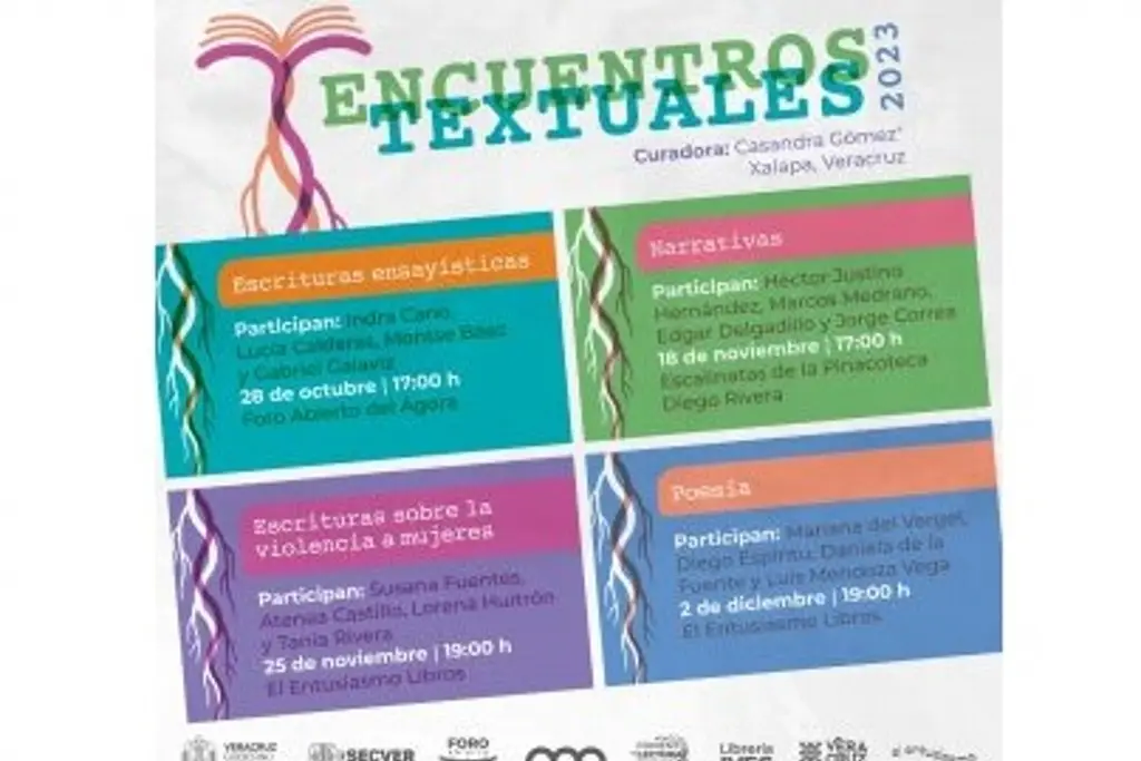 Imagen Presentan el programa “Encuentros textuales”, conversatorios con jóvenes escritores