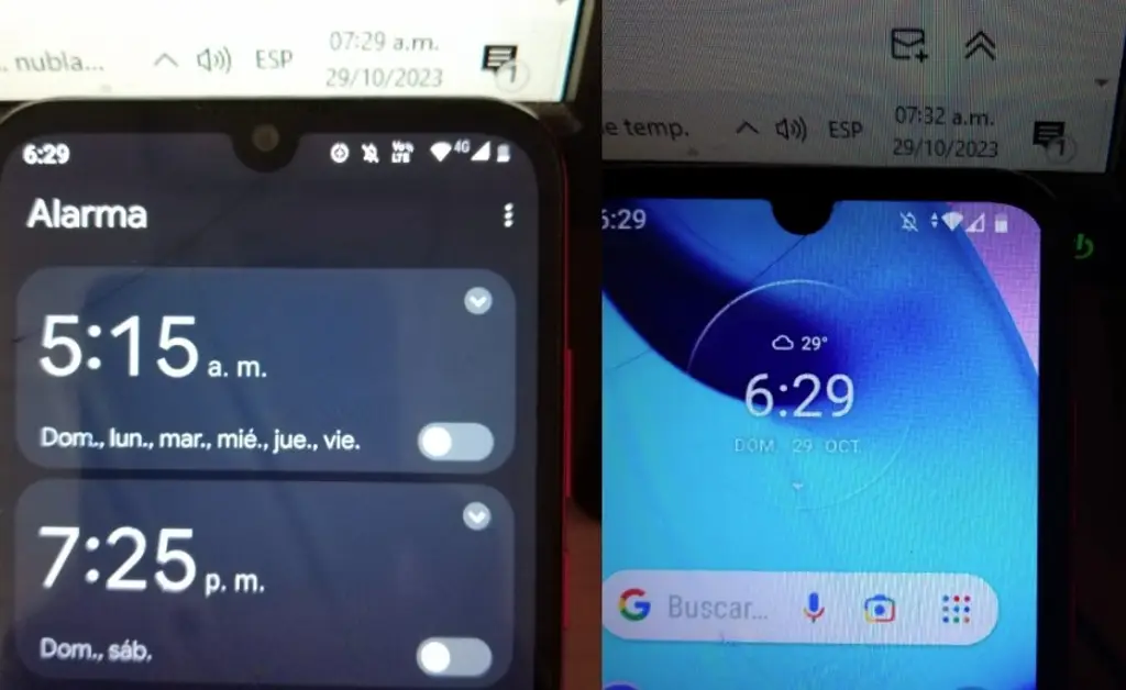 Imagen ¿Cambió de hora tu teléfono o dispositivo la mañana de este domingo?