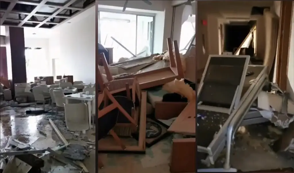 Imagen Así el interior de hoteles de lujo en Acapulco tras impacto de 'Otis' 