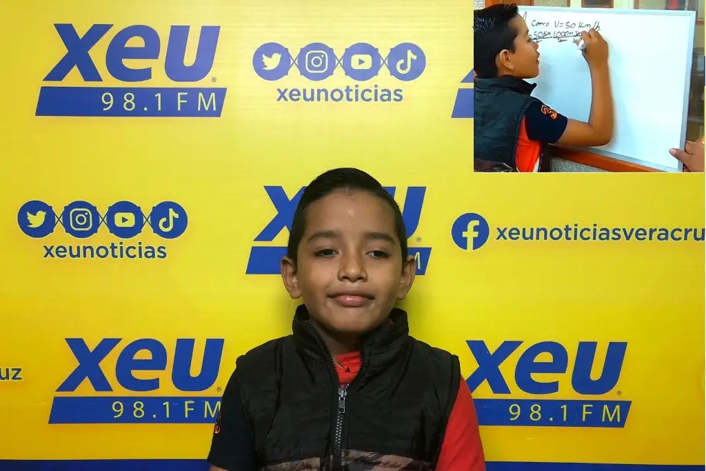Imagen Las matemáticas son la pasión de Axel Tadeo, niño genio de Veracruz; ya domina física y trigonometría 