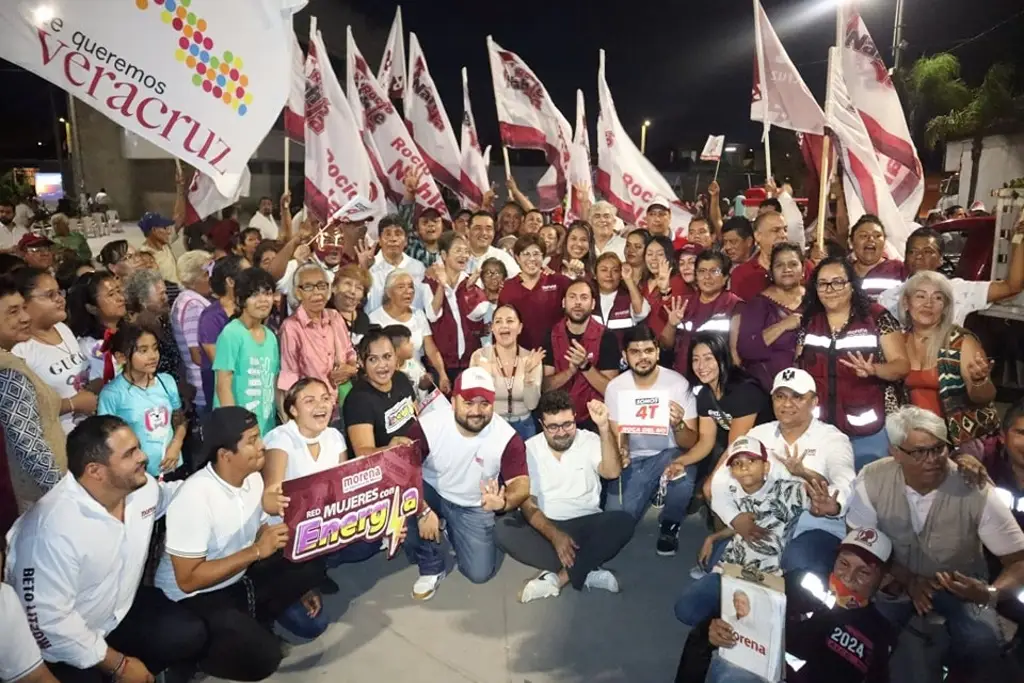 Imagen Celebran en dren B la designación de Nahle para coordinar la 4T en Veracruz rumbo a 2024
