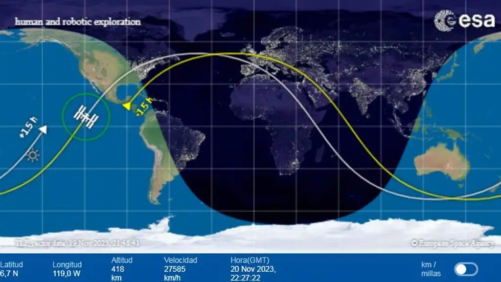 Imagen Este es el audio que captaron desde Veracruz de la Estación Espacial Internacional