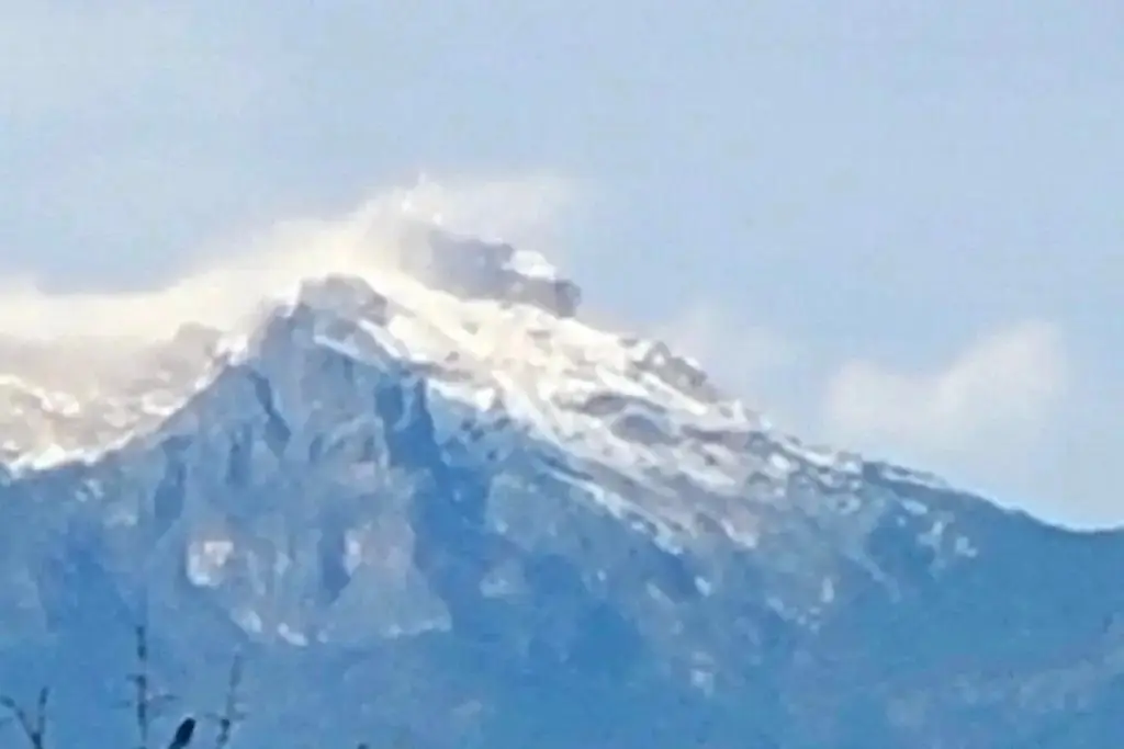 Imagen PC estatal pendiente de nevadas en Cofre de Perote y Pico de Orizaba, Veracruz