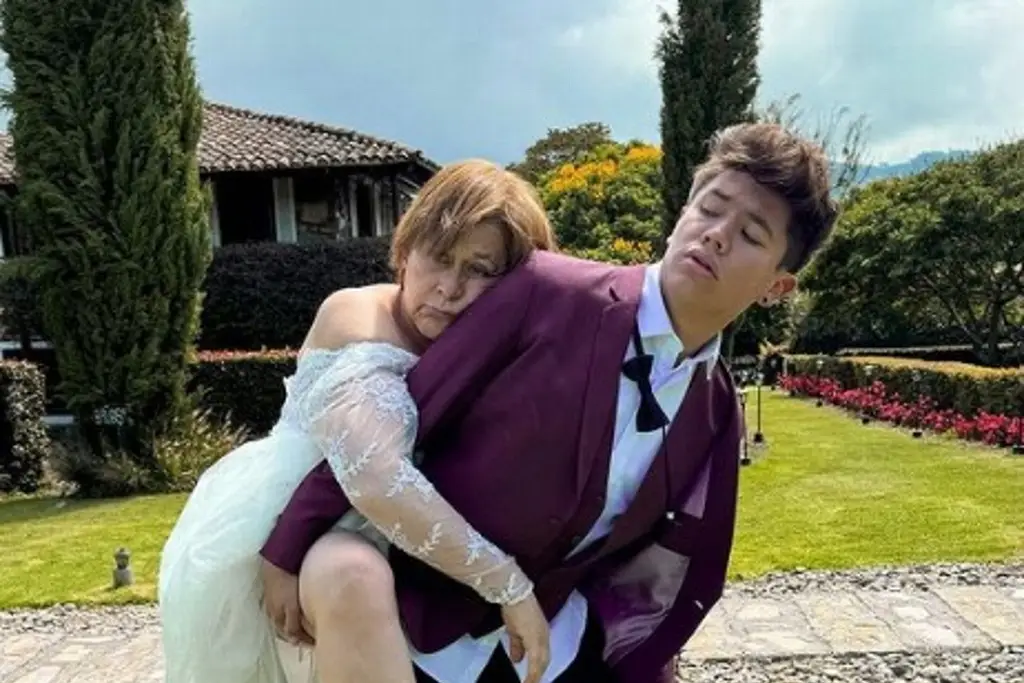 Imagen Critican a actriz por casarse con influencer 30 años menor que ella