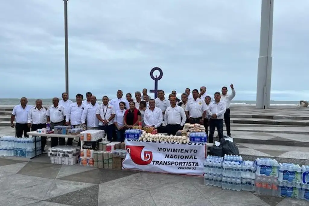 Imagen Taxistas de Veracruz recolectan víveres para Acapulco