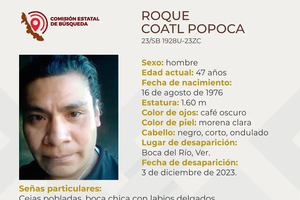 Imagen Hombre desaparece en Boca del Río 