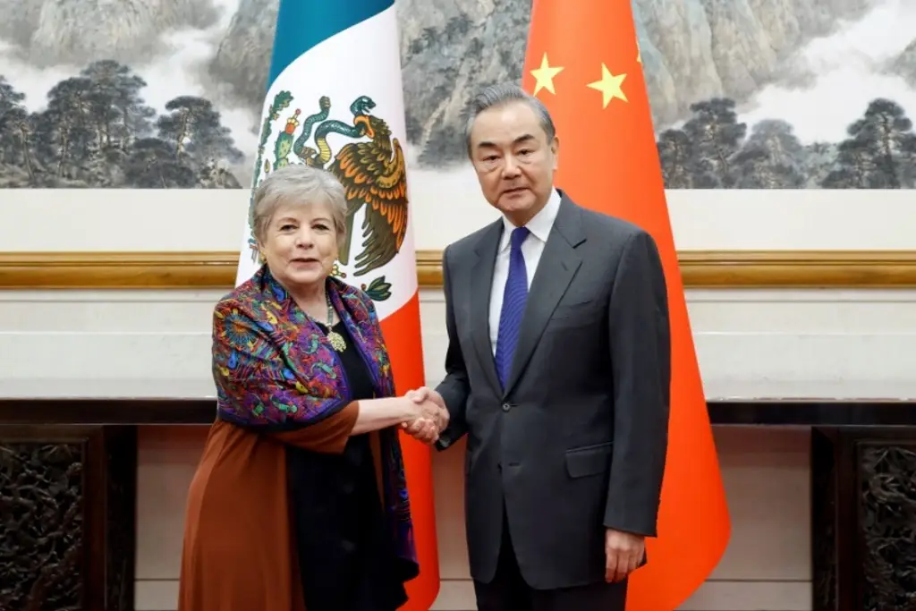 Imagen Canciller mexicana acuerda con su homólogo chino impulsar los lazos bilaterales