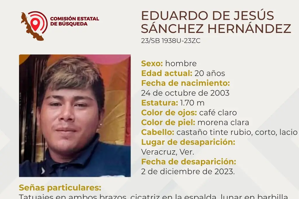 Imagen Joven de 20 años desaparece en el puerto de Veracruz 