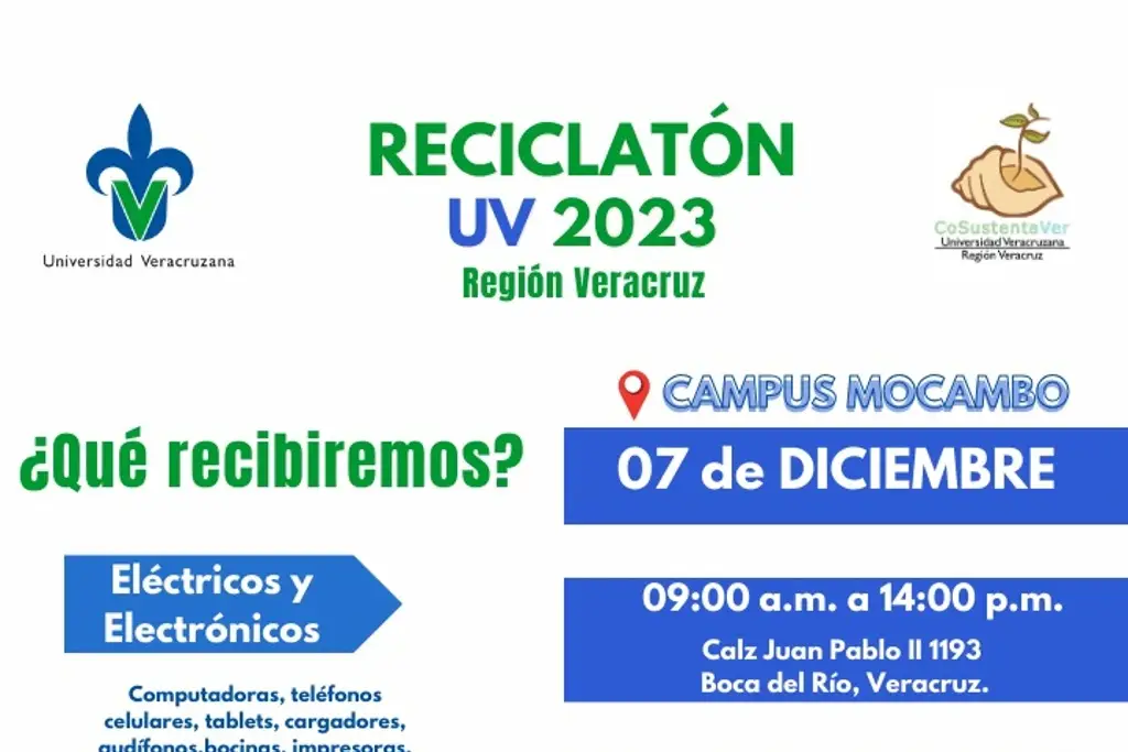 Imagen Reciclatón en Veracruz; recibirán cartón, medicamentos caducos y electrónicos