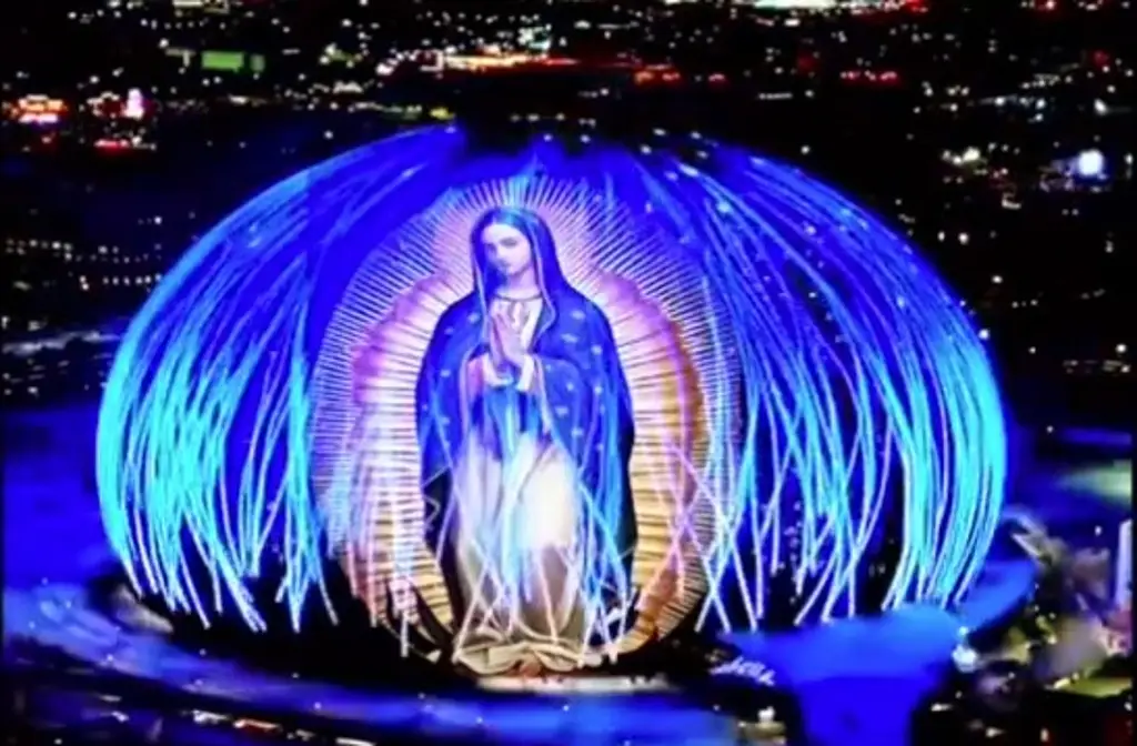 Imagen ¿La esfera de Las Vegas proyectó a la Virgen de Guadalupe?