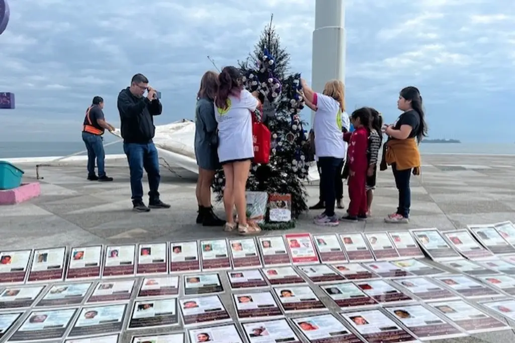 Imagen En medio del enojo e inconformidad, colocan “Árbol de la Ausencia” en Plaza Soberanía